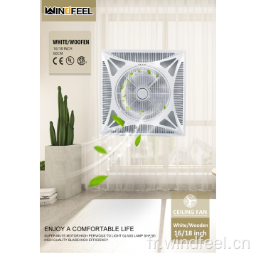 Ventilateur de maison de faux plafond en plastique ABS PP